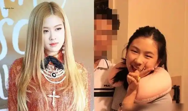 女爱豆和素人时期长得不一样就是整容现在引起热议的rosé旧照