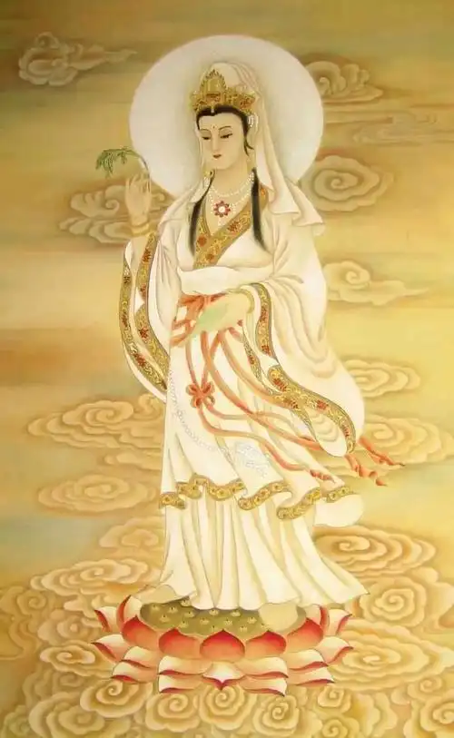 观世音菩萨每个菩萨的显象看起来大同小异,你要是不看他们手中的法器