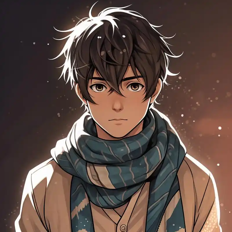 动漫头像97| 男生戴围巾超酷01