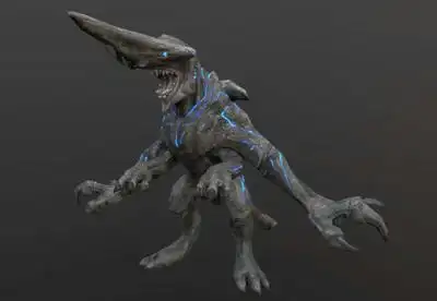 环太平洋 三级怪兽_judyzhang作品_人物异形怪物_cg模型网