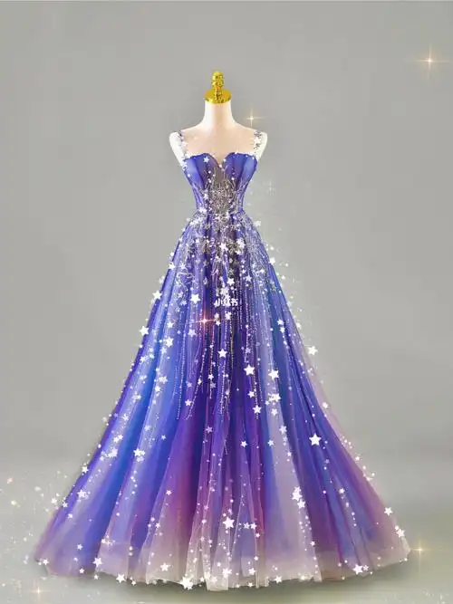 吉光片羽梦幻玫瑰星空礼服徐州婚纱