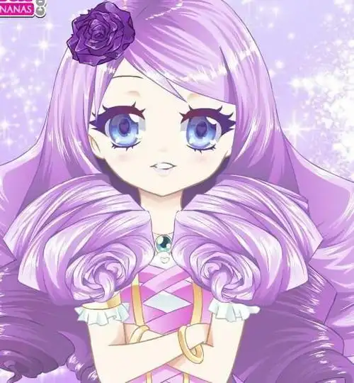 美丽的紫色公主