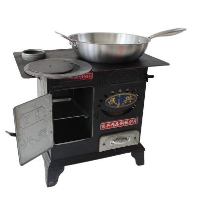 家用大肚取暖炉过炕炉子烧柴烧煤两用g钢板火炉养殖业专用铸铁炉