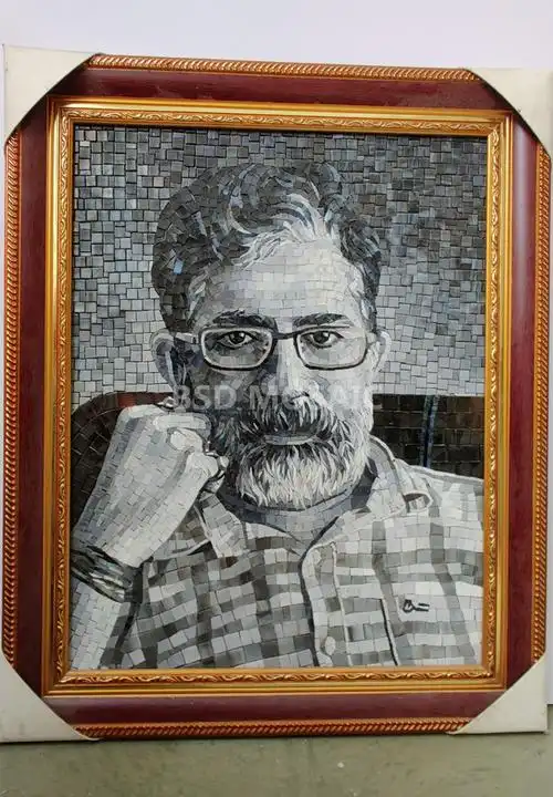 马赛克人物剪画 中东教堂人物剪画 教堂壁画