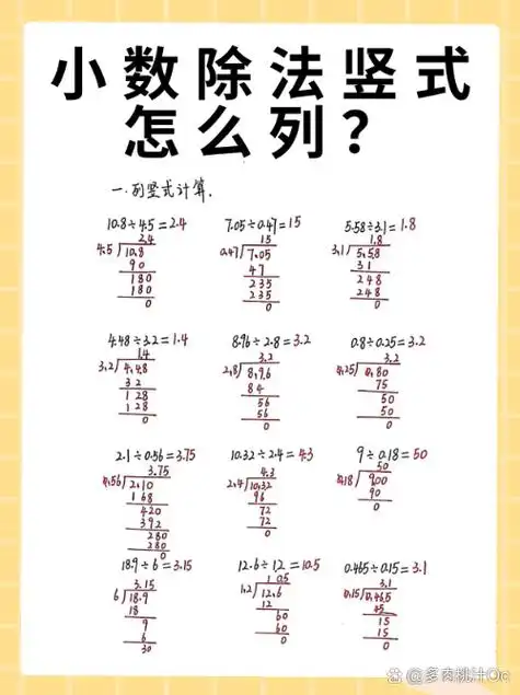 除法竖式算法先从被除数的最高位除起,除数有几位,就看被除数的前几