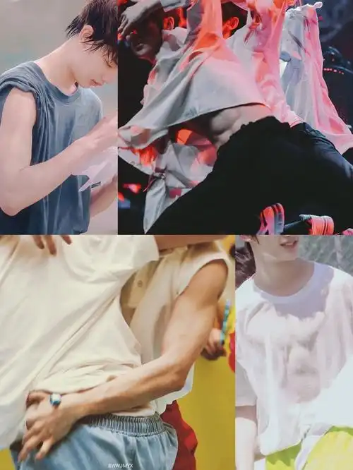 有没有丁程鑫露手臂肌肉线条或者很man很帅的照片啊,想留着晚上做春梦