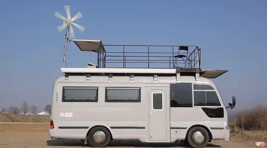 韩国牛人校巴改房车全过程 第38集完结篇(机翻字幕)