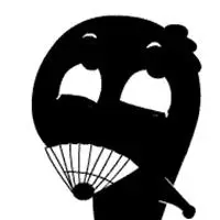 小黑人头像卡通