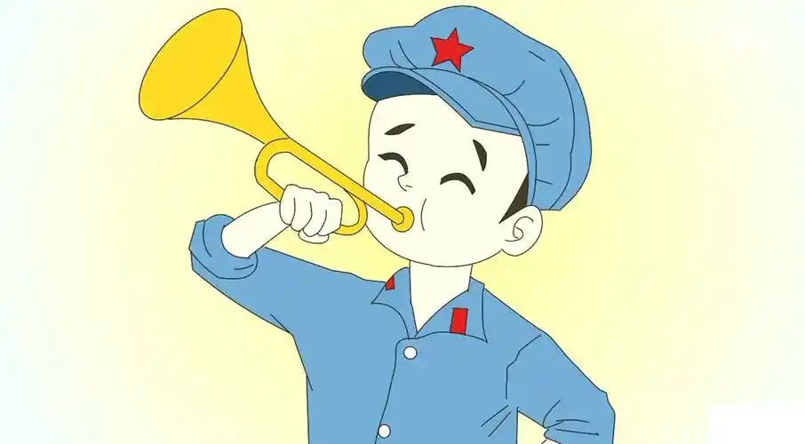 儿歌涂鸦之小号手之歌 军号哒哒吹经典儿歌视频