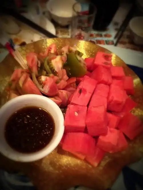 西瓜番茄水果拼盘