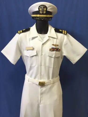 美国海军白甲短袖制服
