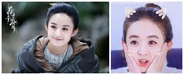 赵丽颖长相分析:三个圆脸长相变美思路,圆脸女孩必看!