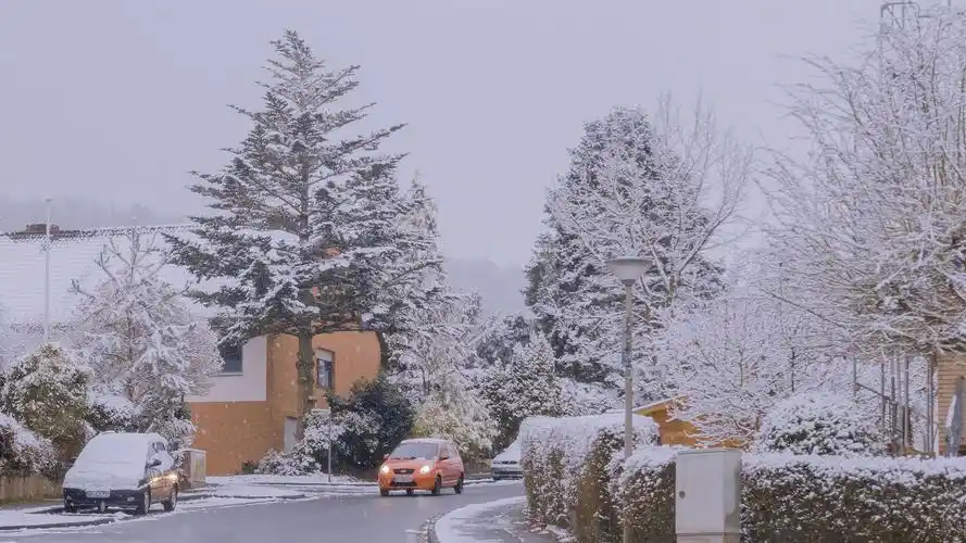 北欧冬日唯美雪景