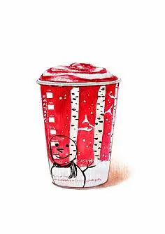 com3d立体奶盖奶茶墙纸手绘咖啡厅背景墙壁画休闲餐吧简约奶茶店壁纸