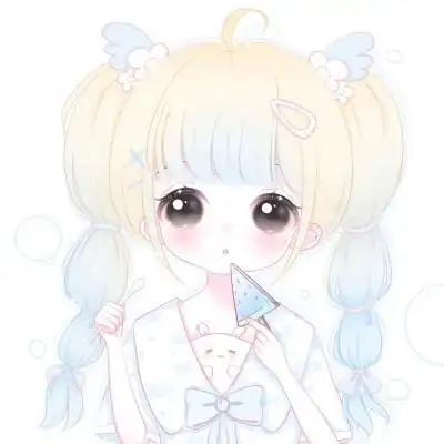 头像卡通女呆萌可爱少女心111张_女生动漫头像_头像屋