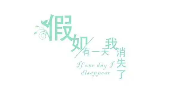 假如有一天我消失了