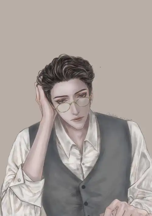 认真工作的黎叔叔