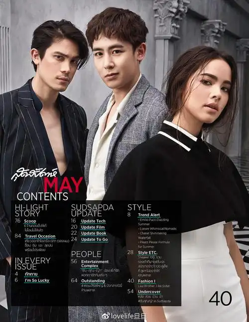 泰国《sudsapda》杂志五月刊封面故事
