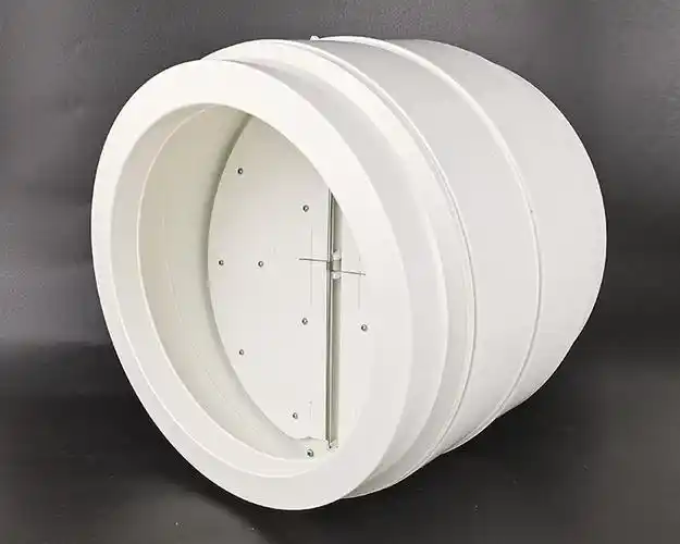 小米mi生态米家通用250315pvc排风管道止回阀油烟机300风道管道止逆阀