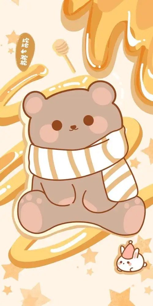 可爱手绘小熊卡通 - 堆糖,美图壁纸兴趣社区