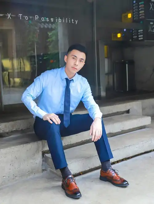 男士正装穿搭商务型男从脚下开始