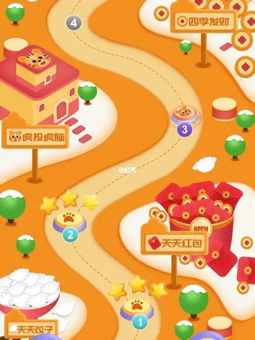 新年小游戏闯关地图