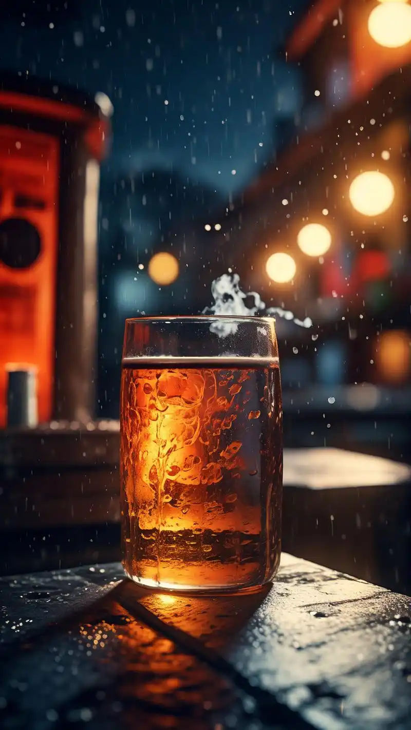 夏日夜晚,来杯冰啤酒的壁纸90