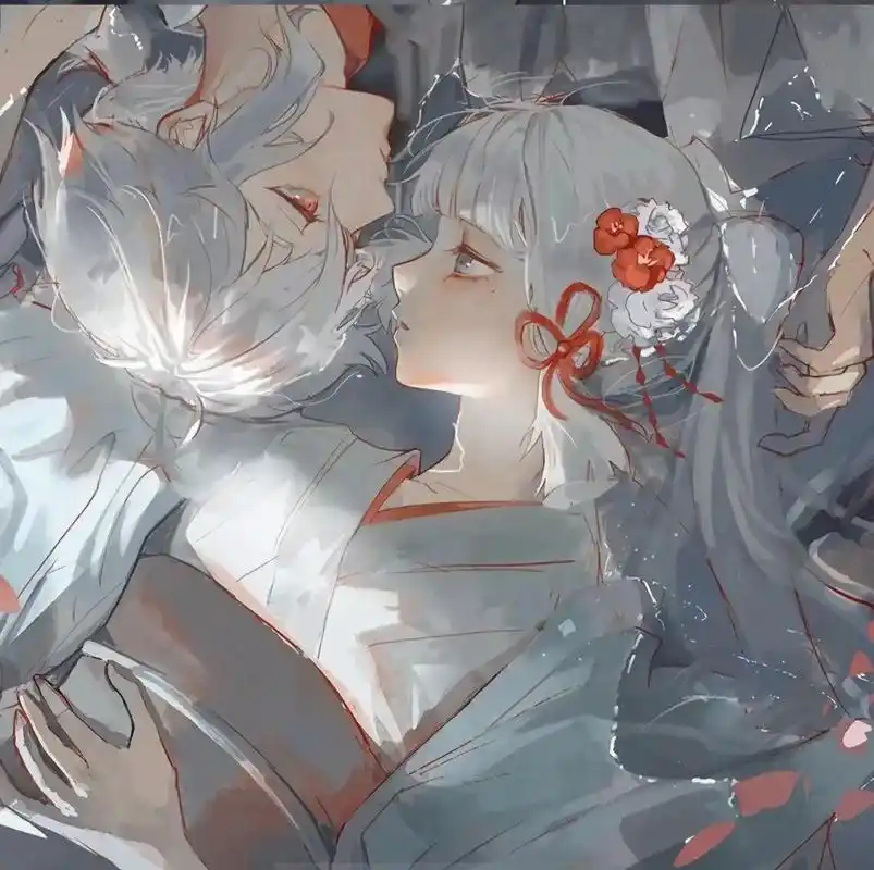 万叶&绫华,情侣头像#原神与你同行  - 抖音