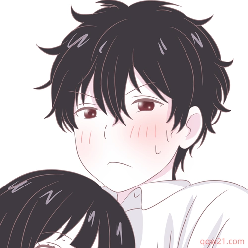 动漫情侣头像一男一女念你成疾爱你太深