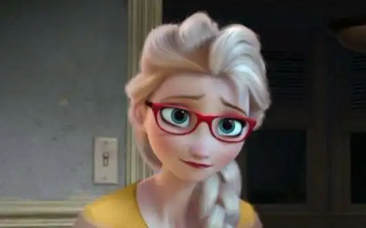 冰雪奇缘你见过艾莎小时候吗