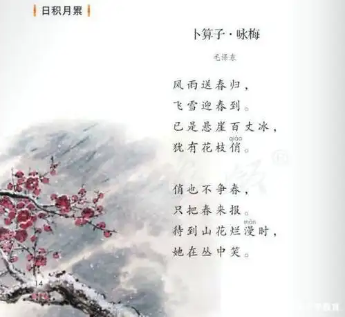 《卜算子·咏梅》讲解!