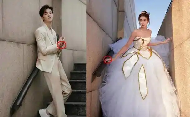 就是鹿晗关晓彤给大家发的结婚照(ps鹿晗和关晓彤婚纱照) - 工连网