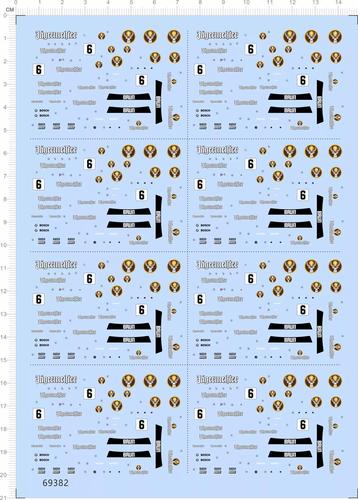 69382整版胶1/64m3m4bmw 635csi jagermeister经典赛车模型水贴纸