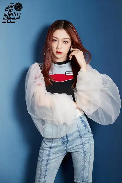 硬糖少女303牛仔套装酷飒写真图片17