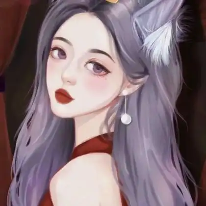 高冷御姐手绘女生头像