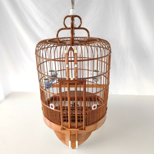 特价鸟笼子厂家直销广西底高档广笼全套八哥笼云南贵州笼老竹带皮【5