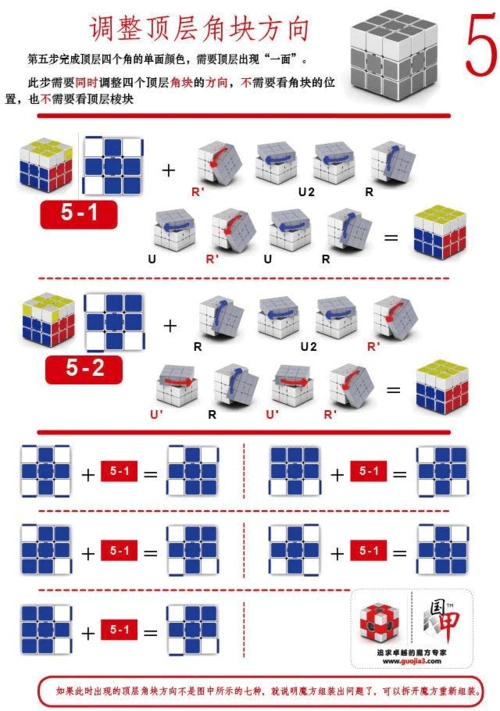 三阶魔方解法说明书