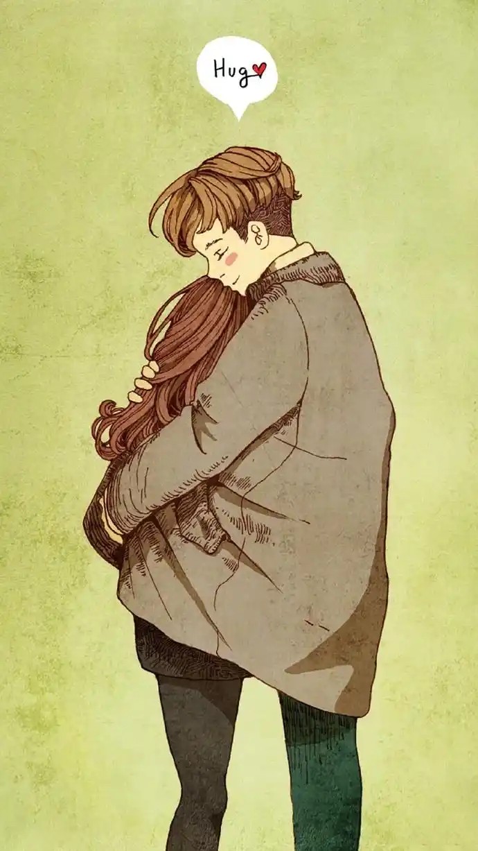 89张情侣壁纸一人一半高清最火的聊天壁纸隔离区