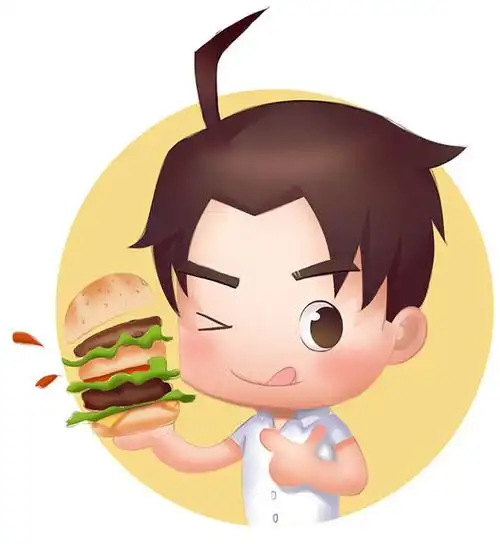 《q版真人头像5 王力宏-绘画过程》cg插画教程