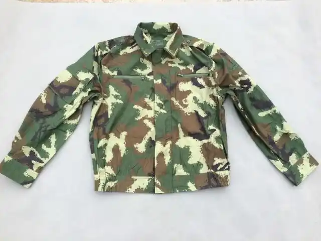 正品老货夹克式大花网格布迷彩服夏季作训服 05夏季迷彩服作训服