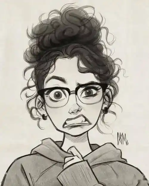 生动形象的动漫风人物速写铅笔画也可以很有趣