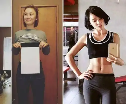 0 2 接下来要说的是袁姗姗,当年一个a4腰和马甲线让她用健身这件事