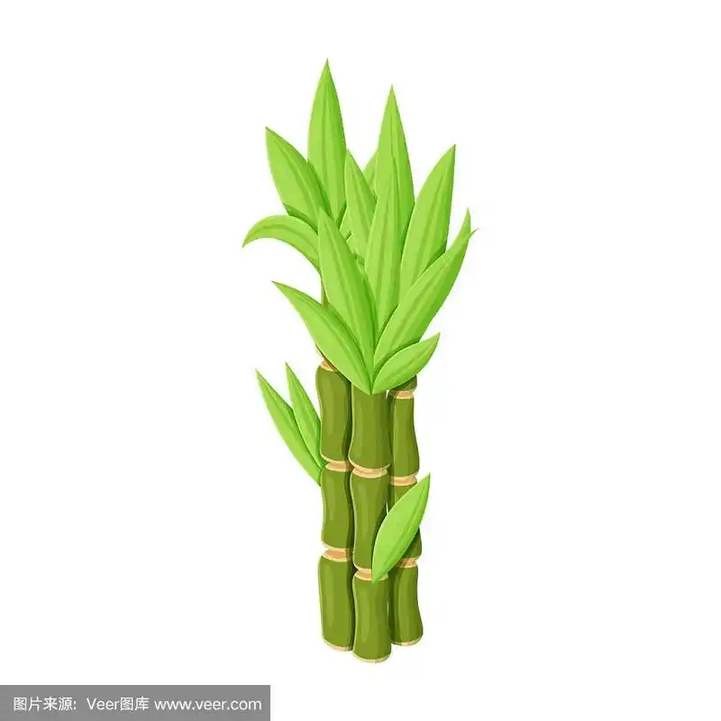 茎甘蔗图标卡通图标