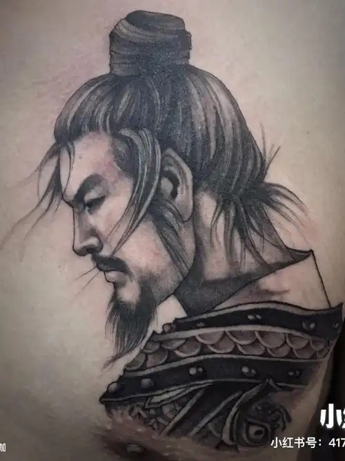 项羽_纹身图案手稿图片_ben的纹身作品集