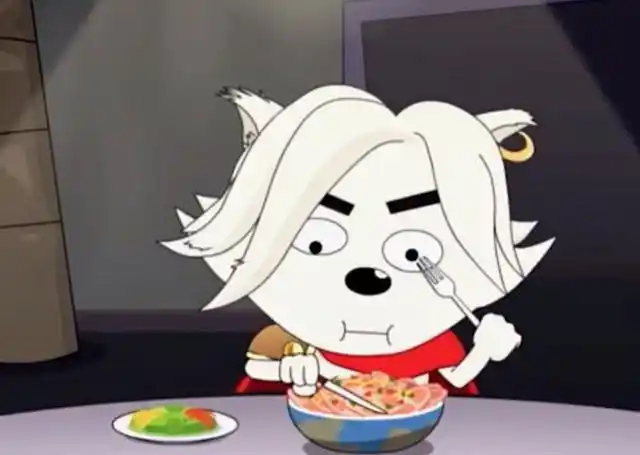 喜羊羊与灰太狼小白狼号称抓羊高手芯太狼看后表示不服