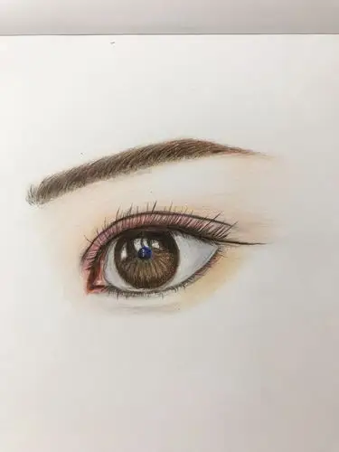 画一只眼睛我的眼里只有你