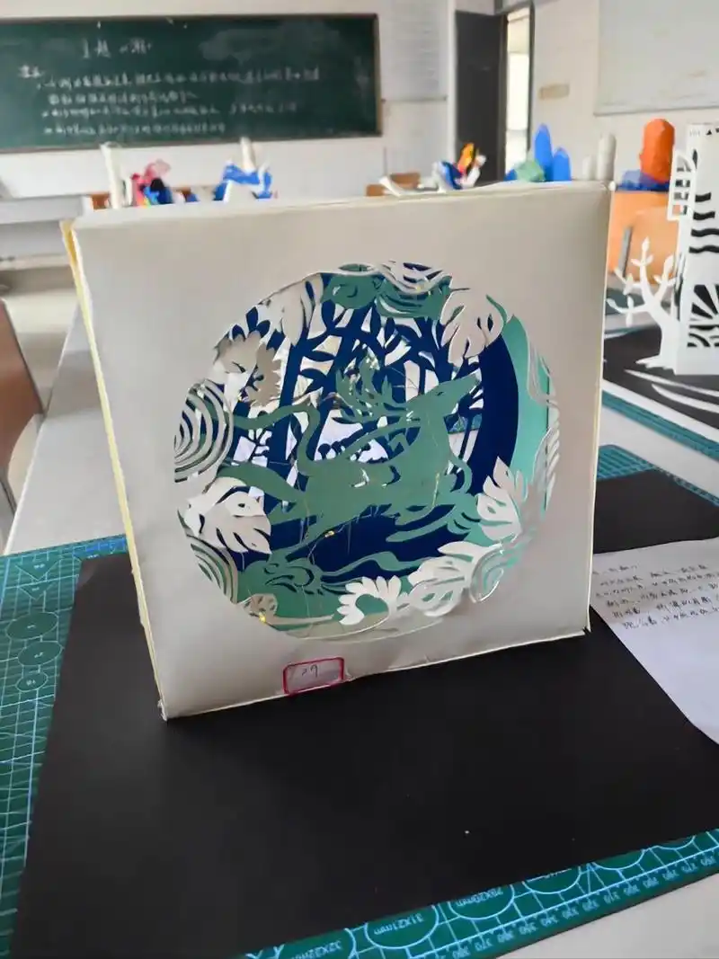 省美术教师基本功大赛纸立体作品分享4 向优秀者学习