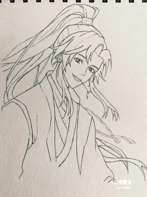 墨香铜臭  #魏无羡  #临摹 #手绘