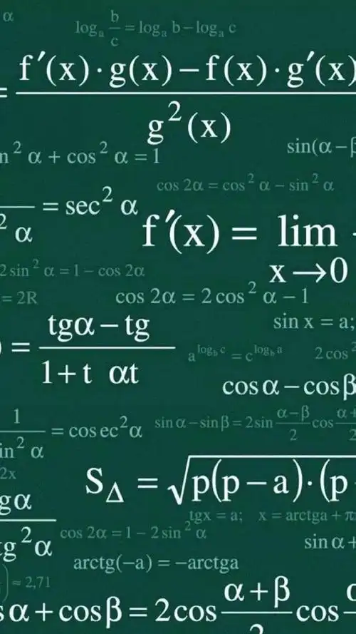 有没有好看的数学公式表壁纸