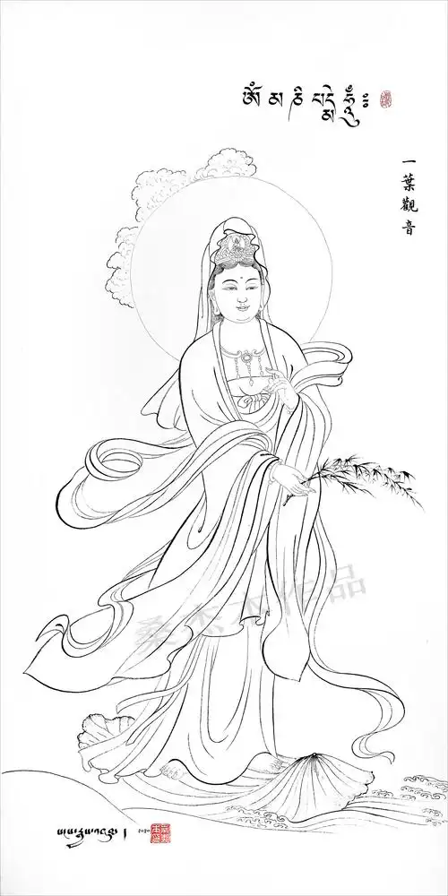 三十三观音图感受佛法慈悲与艺术魅力